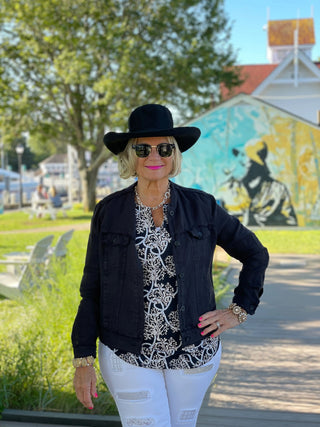 NAUTICAL LANE SHORT SLEEVE LULU-B