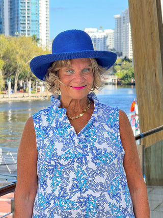 LULU B CORAL BREEZE RUFFLE DRESS LULU-B