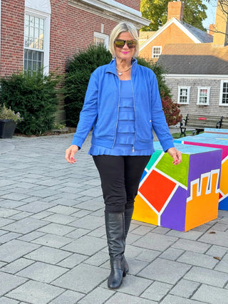 DEEP SEA WAFFLE ZIPPER JACKET LULU-B