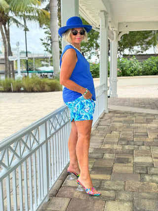 BLUE DREAMING HEARTS SKORT LULU-B