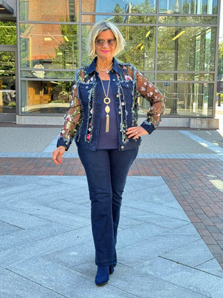 Ethyl The Whimsy Jacket BLUE ETHYL JEANS