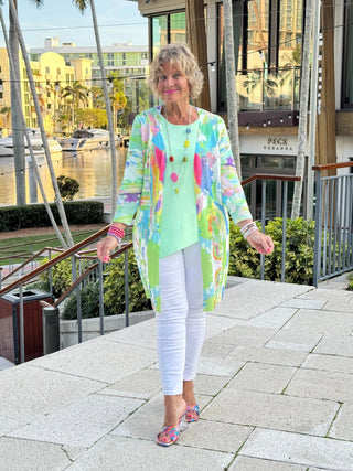 ETHYL SPLASH OF COLOR CARDIGAN ETHYL JEANS