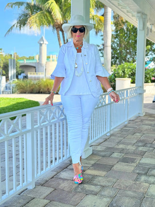 ETHYL WHITE THE END GAME ETHYL JEANS