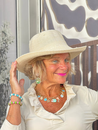 LULU-B STONE RUFFLE TOP LULU-B