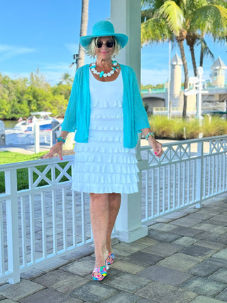 WHITE CHA CHA DRESS LULU-B