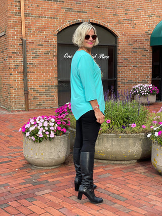 LULU-B SEA-FOAM ASYMMETRIC TOP LULU-B