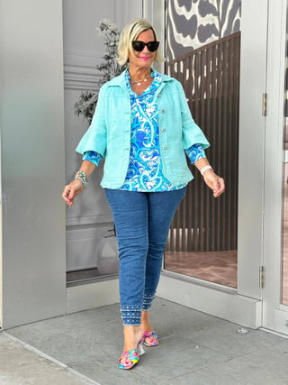 Ethyl Easy Going Jacket - Seafoam ETHYL JEANS