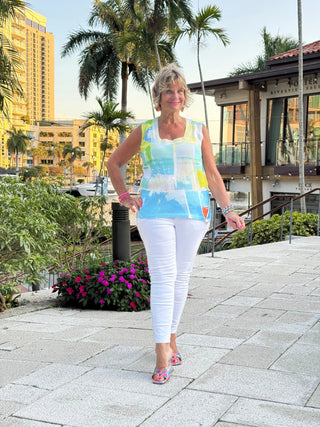 ETHYL CIRCLE OF SUN TANK ETHYL JEANS