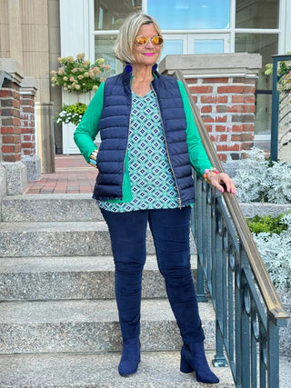 Lulu B Full Emerald Green Zipper Jacket LULU-B