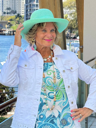 Ethyl Eyelet Elegance Jacket - Delightful ETHYL JEANS