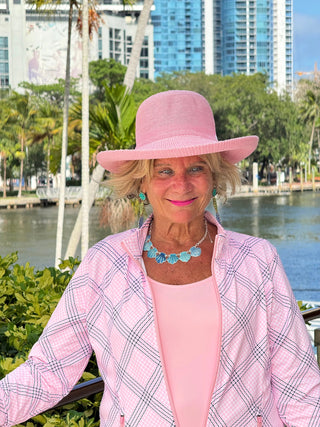 LULU B PINK CHIC FULL ZIPPER JACKET LULU-B