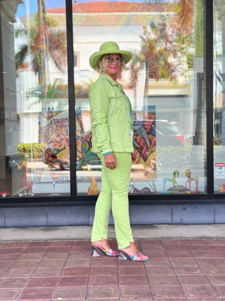 Ethyl The End Game Pant - Green ETHYL JEANS