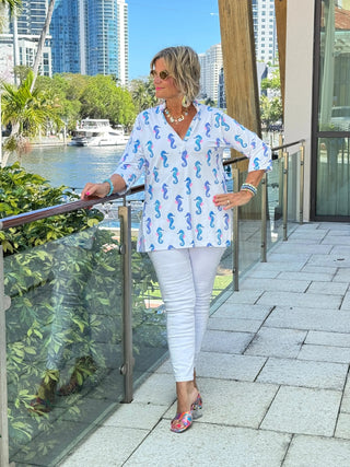 LULU B SHORELINE CHARM TUNIC LULU-B