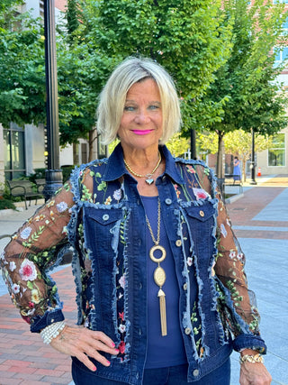 Ethyl The Whimsy Jacket BLUE ETHYL JEANS