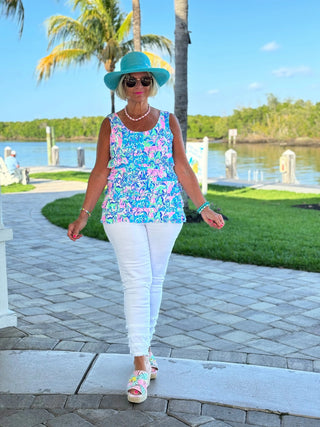 SPLASH OF PINK  CHA CHA TANK LULU-B