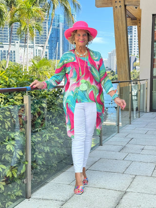 Ethyl Classic Long Length Cardi - KAMAS ETHYL JEANS
