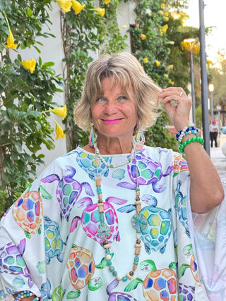 TROPICAL TURTLE TUNIC CATHYS RESORTWEAR
