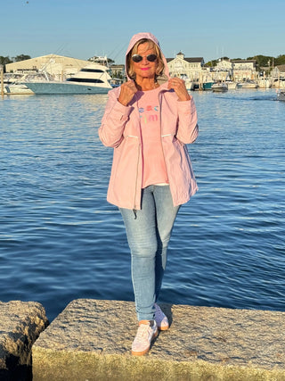 Women's New Englander® Rain Jacket PINK Cathys Place