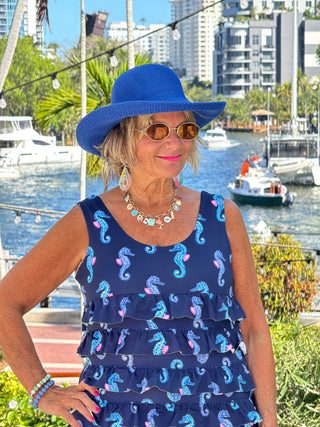 LULU B MIDNIGHT REEF CHA CHA DRESS LULU-B