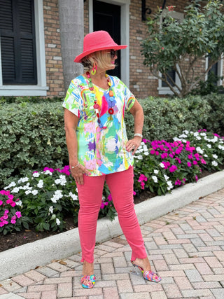 Ethyl The End Game CORAL Pant - ETHYL JEANS