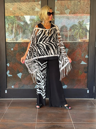 BLACK AND WHITE TIGER PALAZZO KOKOMO