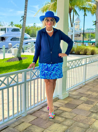 LULU-B FANTASIA BLUE SKORT LULU-B