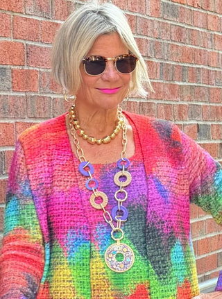 Spash of Lilac Necklace Cathys Place