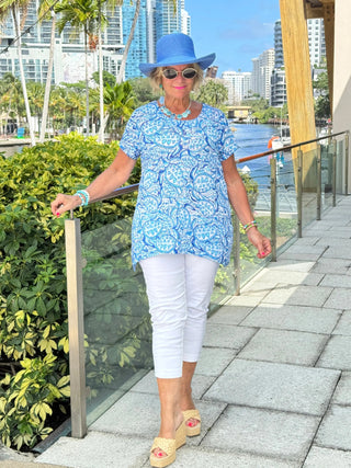 UNDER THE SEA TURTLE SHORT SLEEVE LULU-B