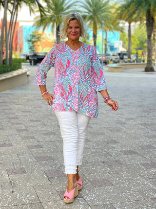 PINEAPPLE ASYMMETRIC TOP - Cathys Place