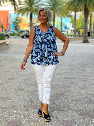 NAVY STARFISH TANK - Cathys Place