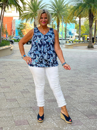 NAVY STARFISH TANK - Cathys Place