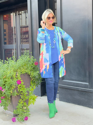 ETHYL SPLASH CARDIGAN ETHYL JEANS