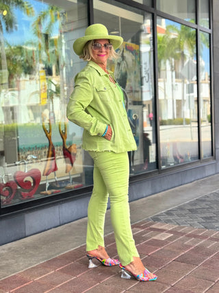 Ethyl The End Game Pant - Green ETHYL JEANS