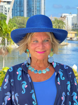 LULU B MIDNIGHT REEF FULL ZIPPER JACKET LULU-B