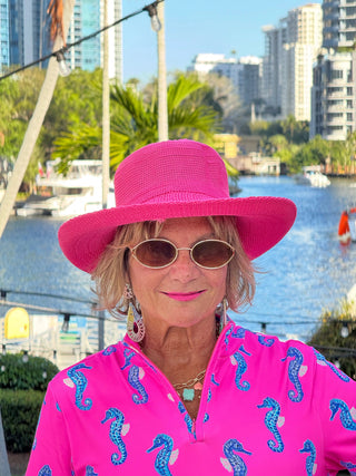 LULU B SEAHORSE BAY HALF ZIPPER SHORT SLEEVE DRESS LULU-B