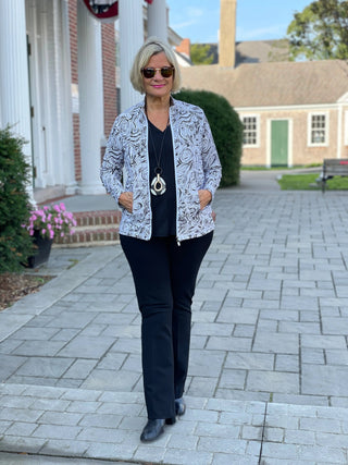 ELEGANT EXPRESSSIONS FULL ZIPPER JACKET LULU-B