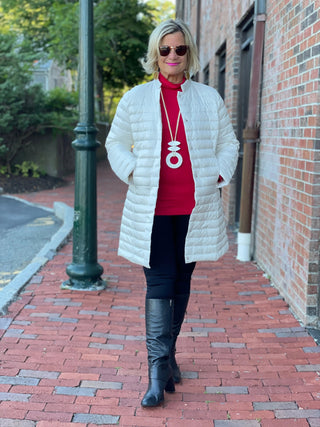 BASE LAYER TURTLE NECK RED - Cathys Place