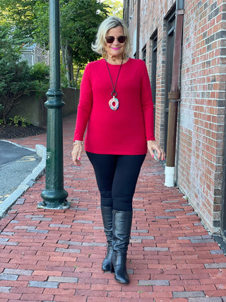 BASE LAYER RED TOP - Cathys Place