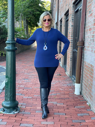 BASE LAYER BLUE TOP - Cathys Place