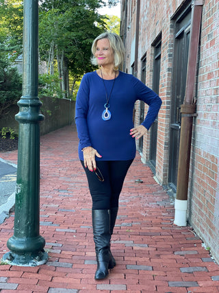 BASE LAYER BLUE TOP - Cathys Place