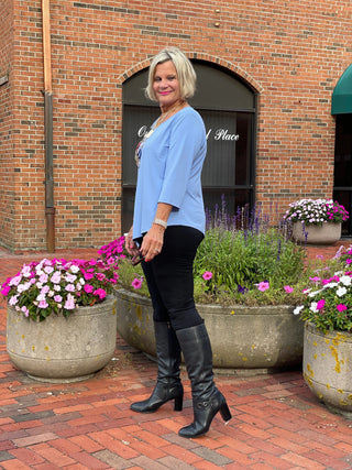 LULU-B LIGHT PERRI ASYMMETRIC TOP LULU-B