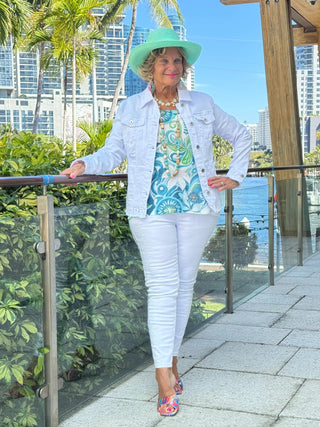 Ethyl Eyelet Elegance Jacket - Delightful ETHYL JEANS