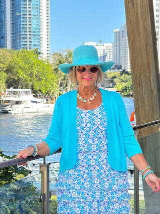 LULU B COASTAL BLOOM CHA CHA DRESS LULU-B