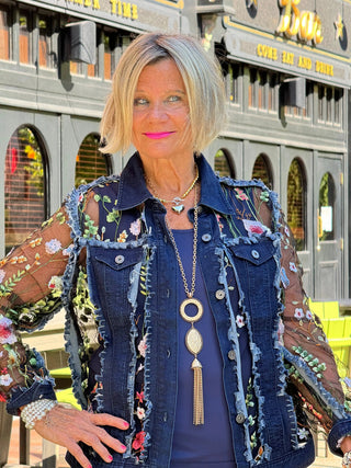 Ethyl The Whimsy Jacket BLUE ETHYL JEANS