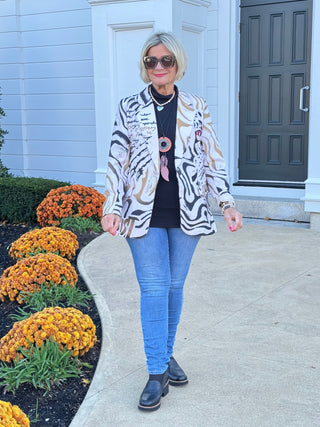 One Size Fierce Panther Print Blazer PREORDER SHIPS OCTOBER 31 Cathys Place