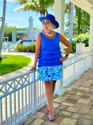 BLUE DREAMING HEARTS CHA CHA SKORT LULU-B