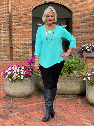 LULU-B SEA-FOAM ASYMMETRIC TOP LULU-B