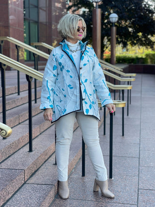 EMERALD SHADES OF FALL REVERSIBLE JACKET I REVERSIBLES