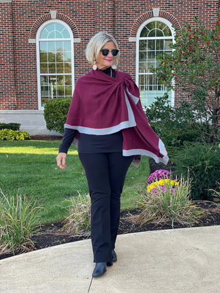 AUTUMN DAY TWO WAY WRAP Accent fashions