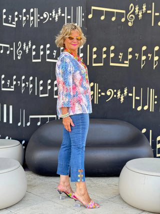 Ethyl Button Cuff Capri - Sincere ETHYL JEANS